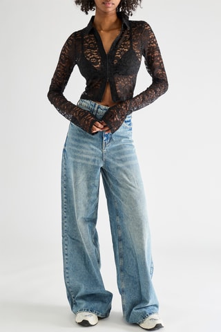 Gilet en dentelle - Noir