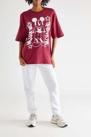 T-shirt Mickey Disney - Bordeaux