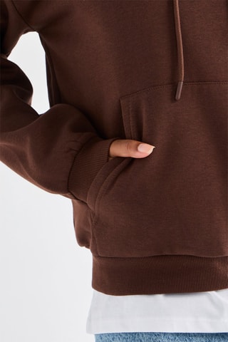 Sweat à capuche - Marron