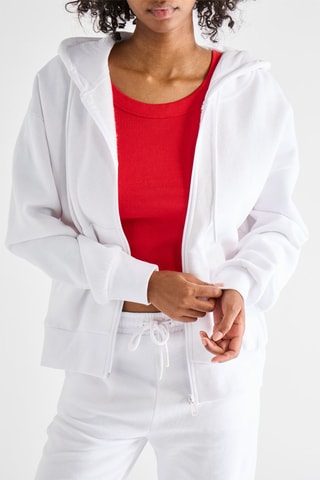 Sweat à capuche - Blanc