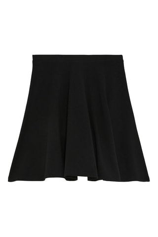 Minijupe taille haute Noir