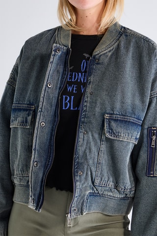 Veste en jean - Bleu