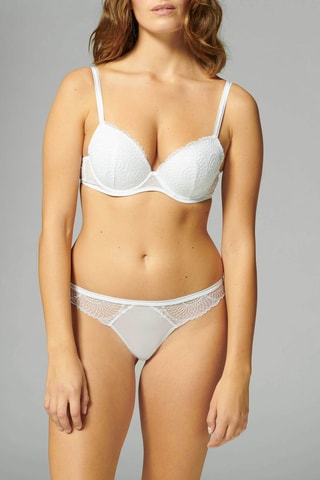 Tanga Reflet - Blanc