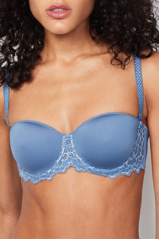 Soutien-gorge ampliforme Caresse - Bleu