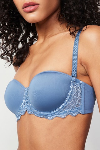 Soutien-gorge ampliforme Caresse - Bleu