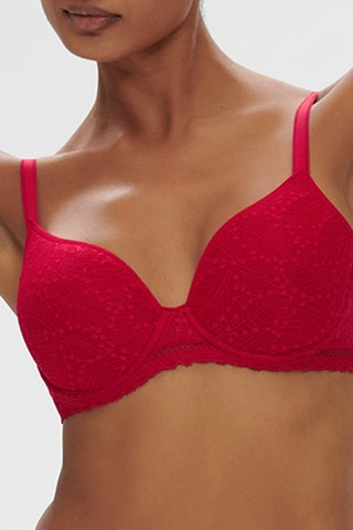 Soutien-gorge à armatures Comete - Rouge