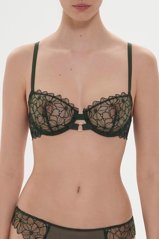 Soutien-gorge Jeanne - Vert foncé