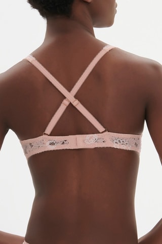 Soutien-gorge en dentelle Festive - Rose