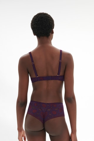 Soutien-gorge en dentelle Festive - Violet