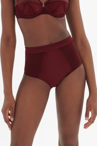 Culotte taille haute Eve - Rouge