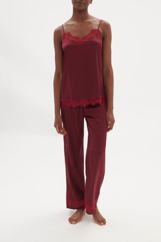 Pantalon Satin Secrets - Rouge