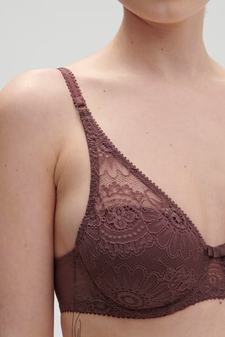 Soutien-gorge ampliforme Embleme - Marron