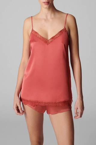 Caraco de nuit Satin - Rose