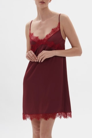 Nuisette Satin - Rouge