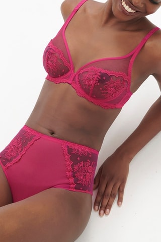 Culotte taille haute Intrigue - Rose