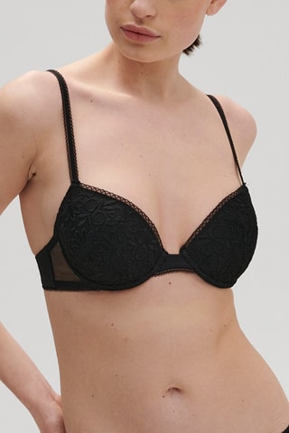 Soutien-gorge push-up Amazone - Noir