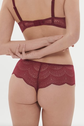 Shorty Karma - Rouge foncé