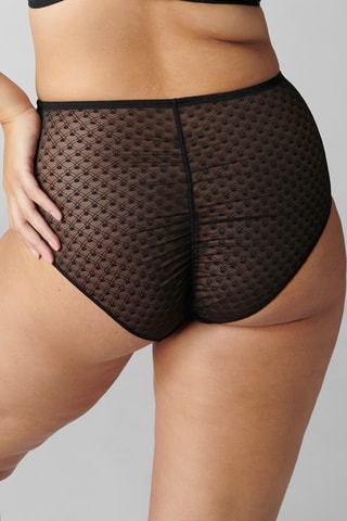 Culotte taille haute Iris - Noir