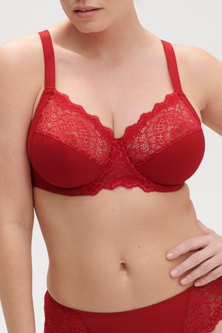 Soutien-gorge ampliforme Caresse - Rouge