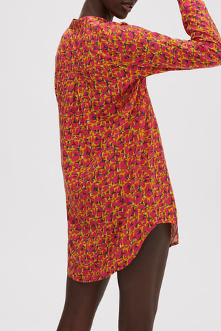 Chemise de nuit Songe - Jaune et rose