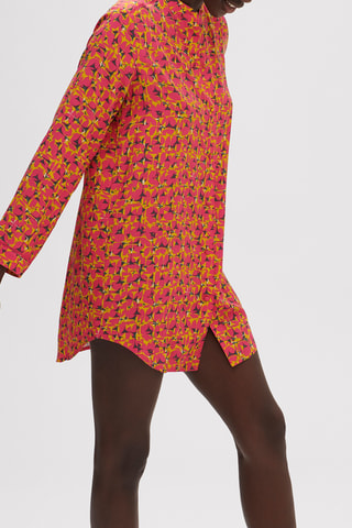 Chemise de nuit Songe - Jaune et rose