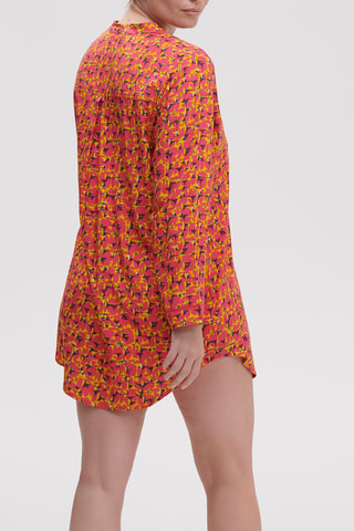 Chemise de nuit Songe - Jaune et rose