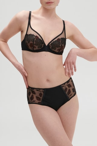 Shorty taille haute Dahlia - Noir