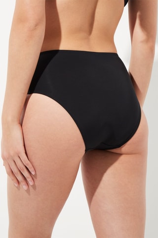 Bas de maillot taille haute Elea - Noir