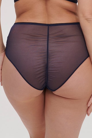 Culotte taille haute Adele - Bleu