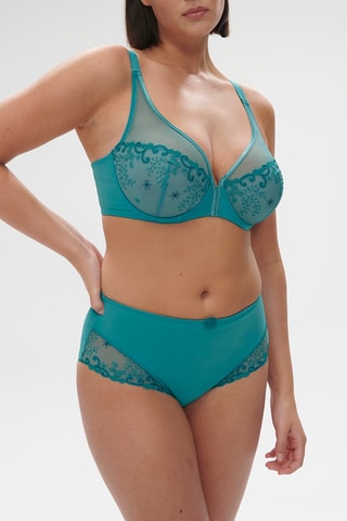 Shorty taille haute Délice - Bleu