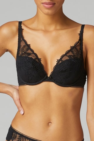 Soutien-gorge push-up Bloom - Noir