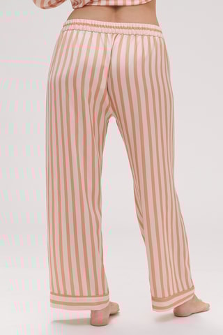 Pantalon de pyjama Caprice - Blanc et orange