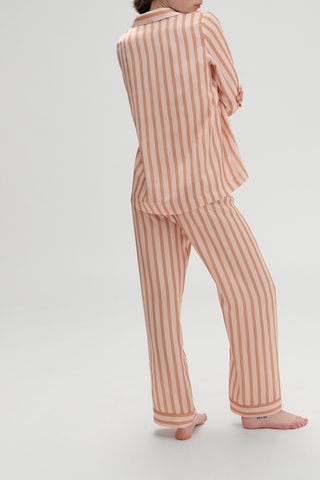 Pantalon de pyjama Caprice - Blanc et orange