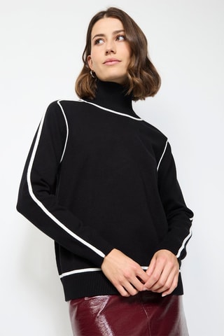 Camisola - Branco e preto