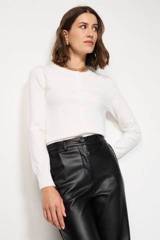 Kasjmier Vest  - Wit