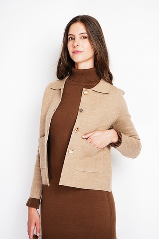 Casaco oversized - Castanho