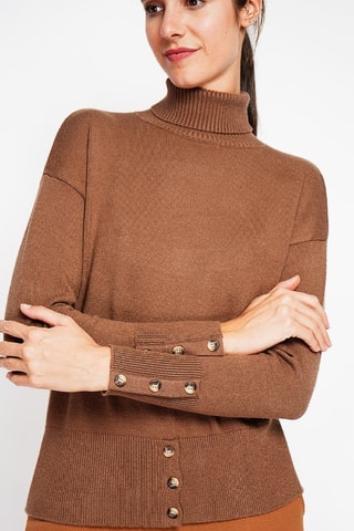 Camisola oversized - Castanho