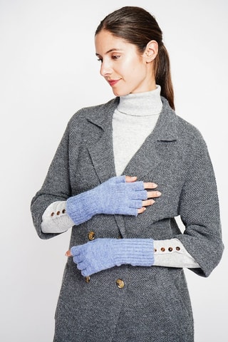 Vingerloze Handschoenen Blauw - Blauw