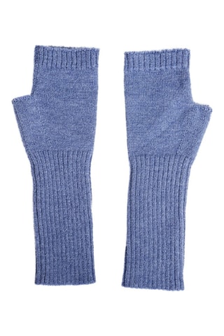 Vingerloze Handschoenen Lichtblauw - Blauw