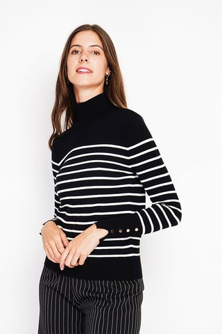 Camisola - Branco e preto