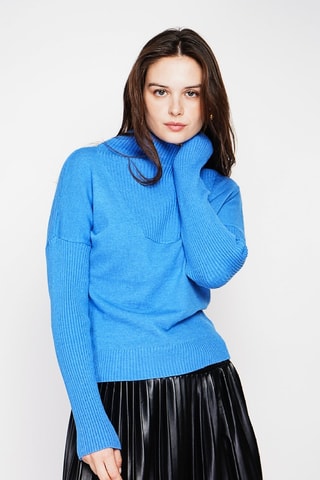 Camisola oversized - Azul