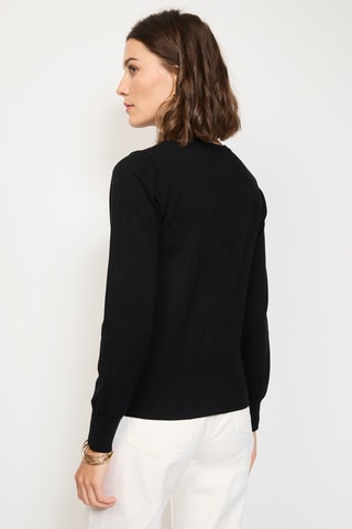 Kasjmier Vest  - Zwart