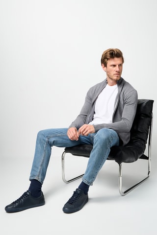 Casaco de malha - Cinzento