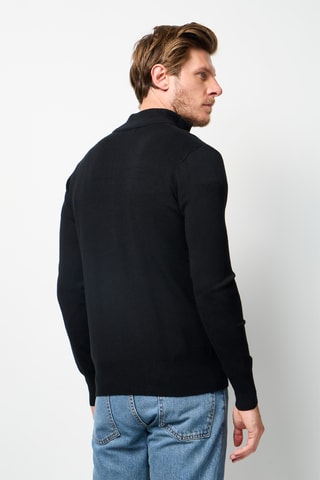 Casaco de malha - Preto