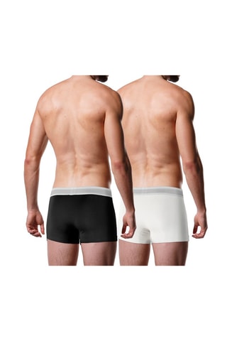 2 Boxers Zwart en Wit