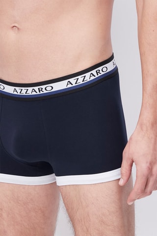 2 Boxers Zwart en Marineblauw