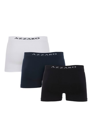 3 Boxers Zwart, marineblauw en wit