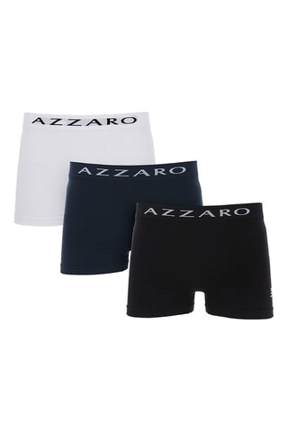 3 Boxers Zwart, marineblauw en wit