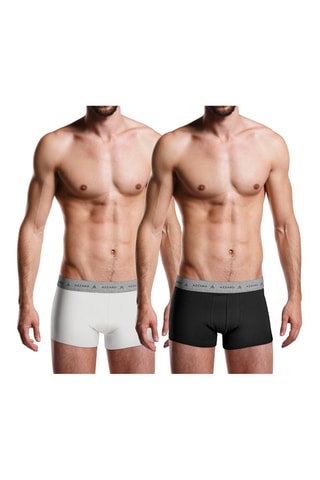2 Boxers Wit en Zwart