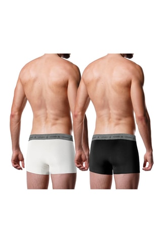 2 Boxers Wit en Zwart